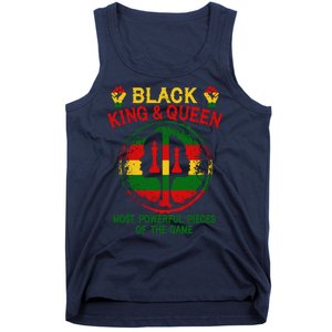 Black King And Queen Most Powerful Pieces Of The Game Tank Top