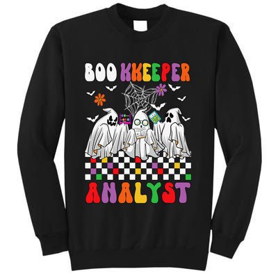 Boo Kkeeper Analyst Halloween Bookkeeper Job Matching Party Sweatshirt