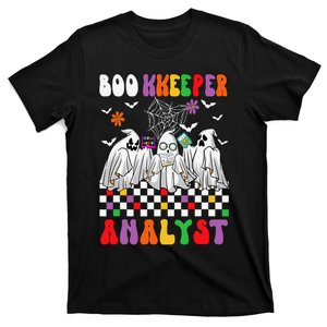 Boo Kkeeper Analyst Halloween Bookkeeper Job Matching Party T-Shirt