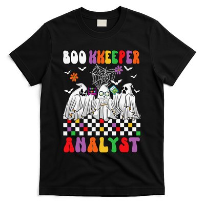 Boo Kkeeper Analyst Halloween Bookkeeper Job Matching Party T-Shirt