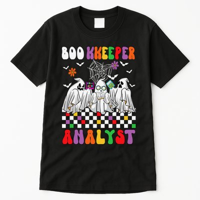 Boo Kkeeper Analyst Halloween Bookkeeper Job Matching Party Tall T-Shirt