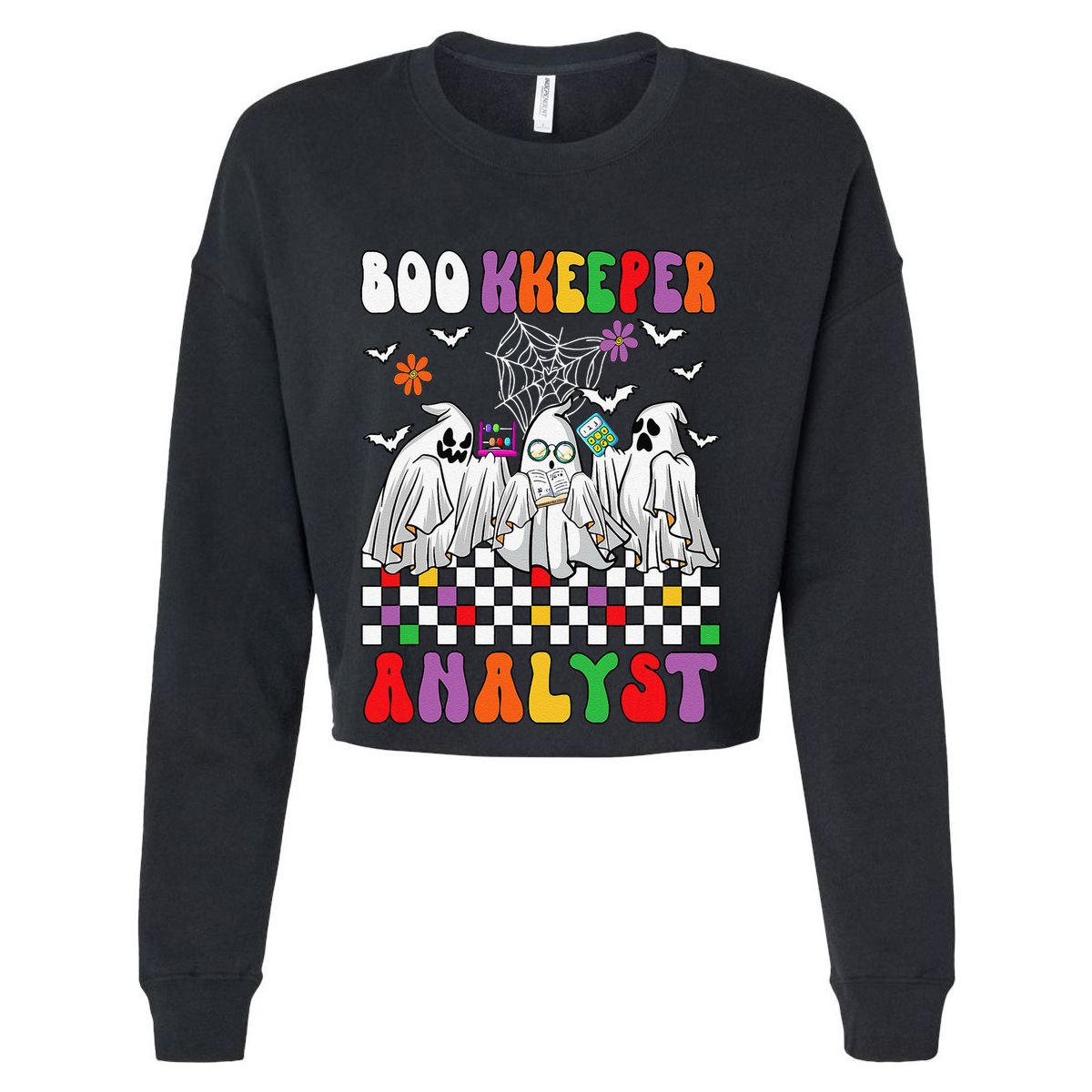 Boo Kkeeper Analyst Halloween Bookkeeper Job Matching Party V-Neck T-Shirt