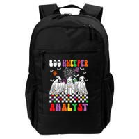 Boo Kkeeper Analyst Halloween Bookkeeper Job Matching Party Backpack