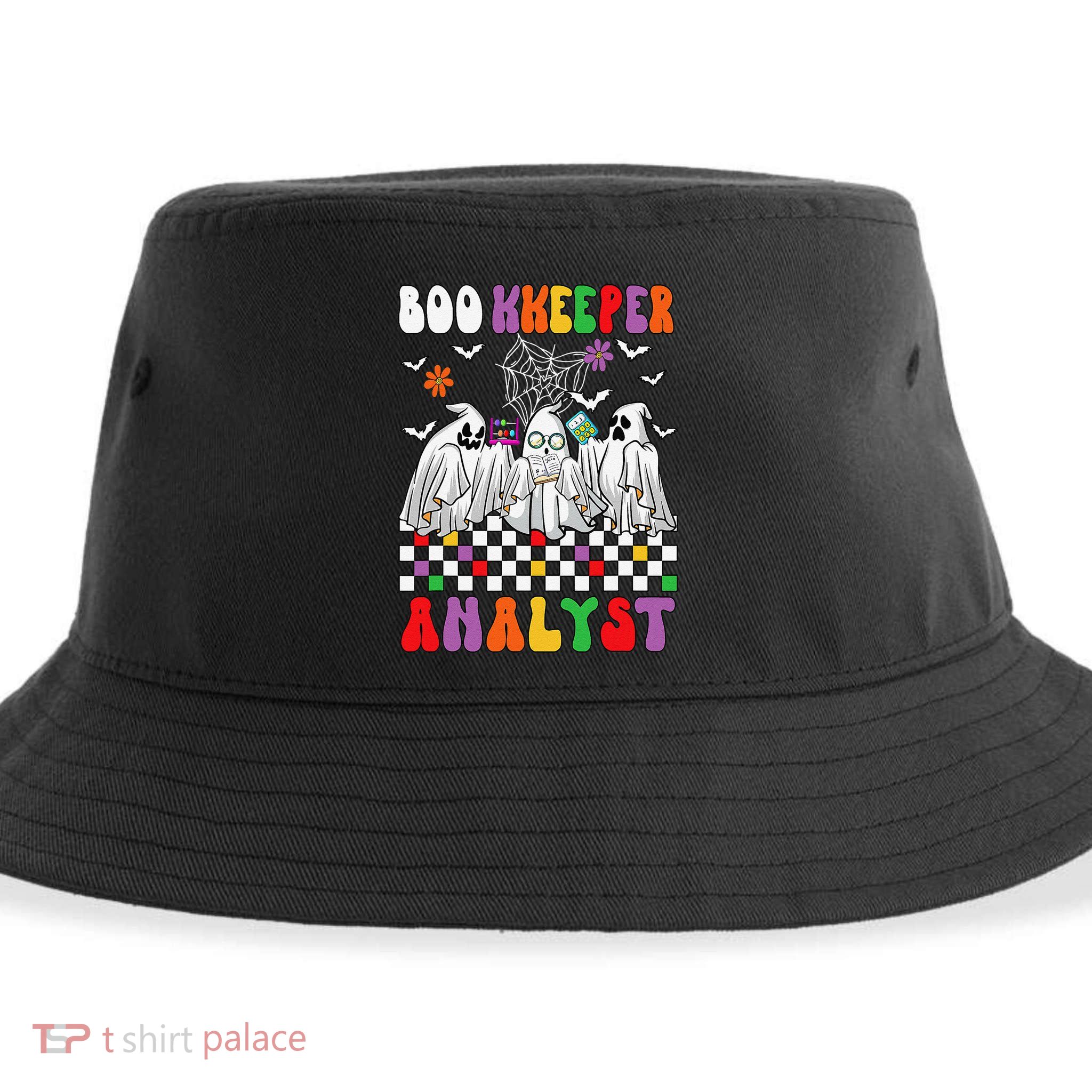 Boo Kkeeper Analyst Halloween Bookkeeper Job Matching Party Sustainable Bucket Hat