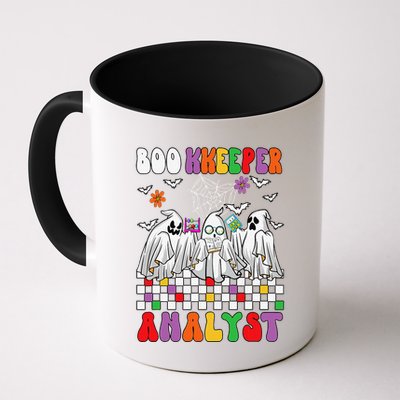 Boo Kkeeper Analyst Halloween Bookkeeper Job Matching Party Mug