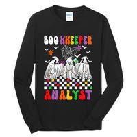 Boo Kkeeper Analyst Halloween Bookkeeper Job Matching Party Tall Long Sleeve T-Shirt