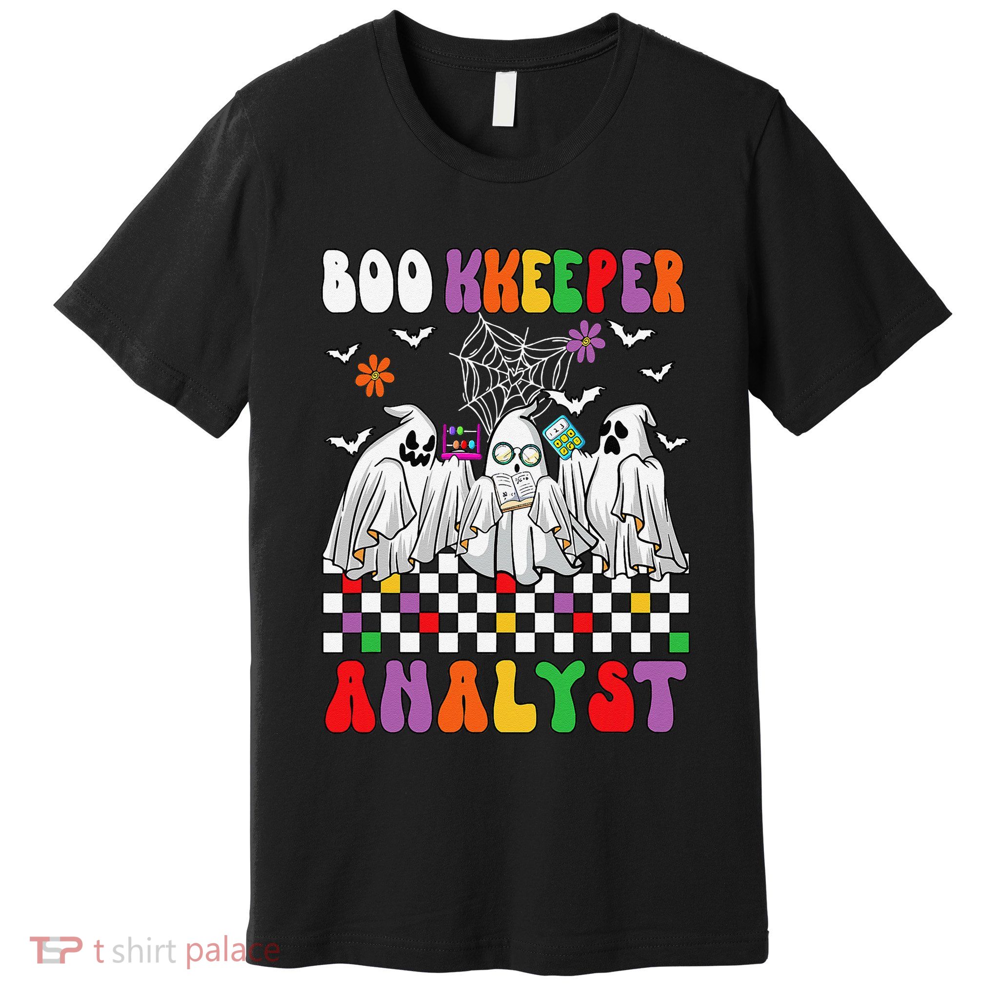 Boo Kkeeper Analyst Halloween Bookkeeper Job Matching Party Premium T-Shirt