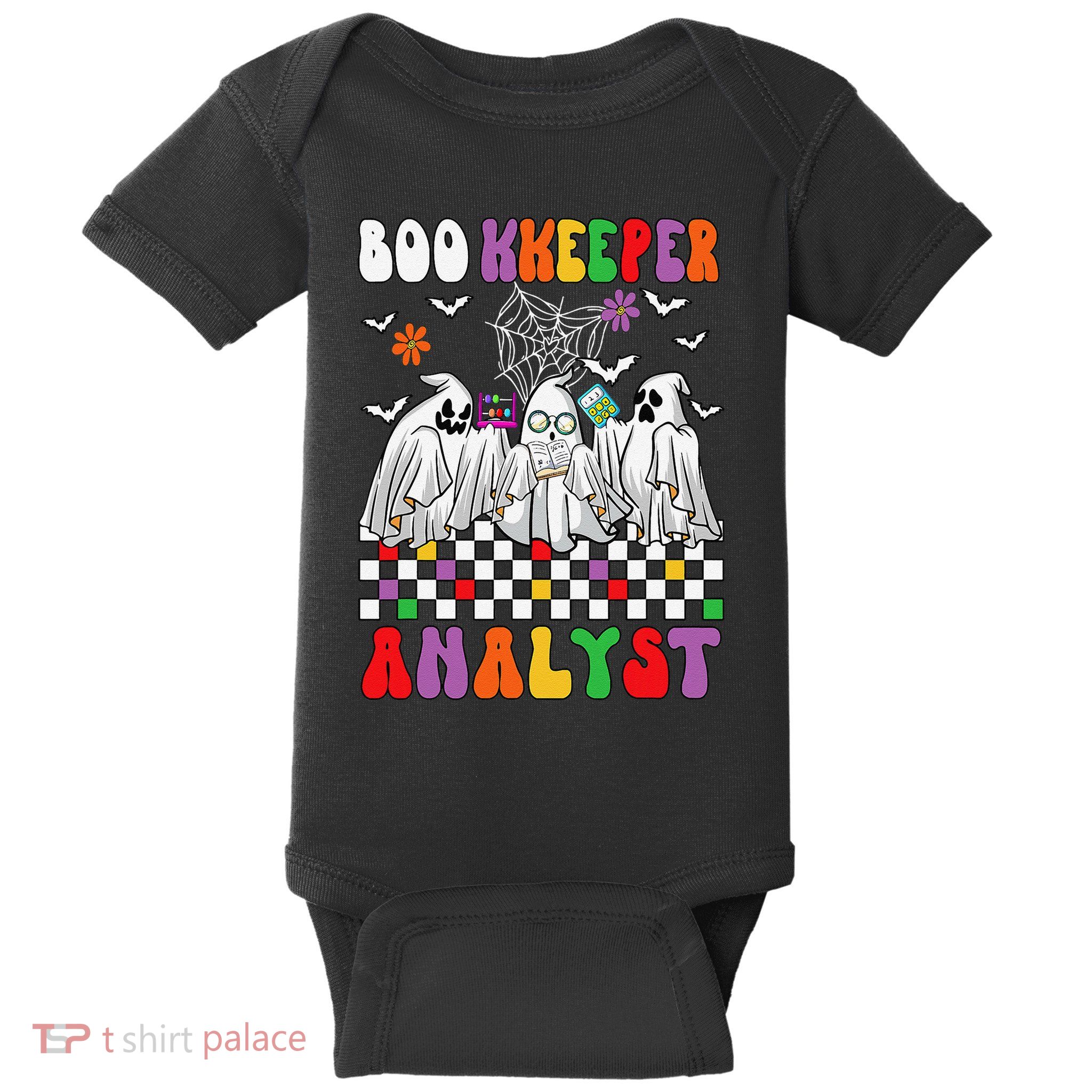 Boo Kkeeper Analyst Halloween Bookkeeper Job Matching Party Baby Bodysuit