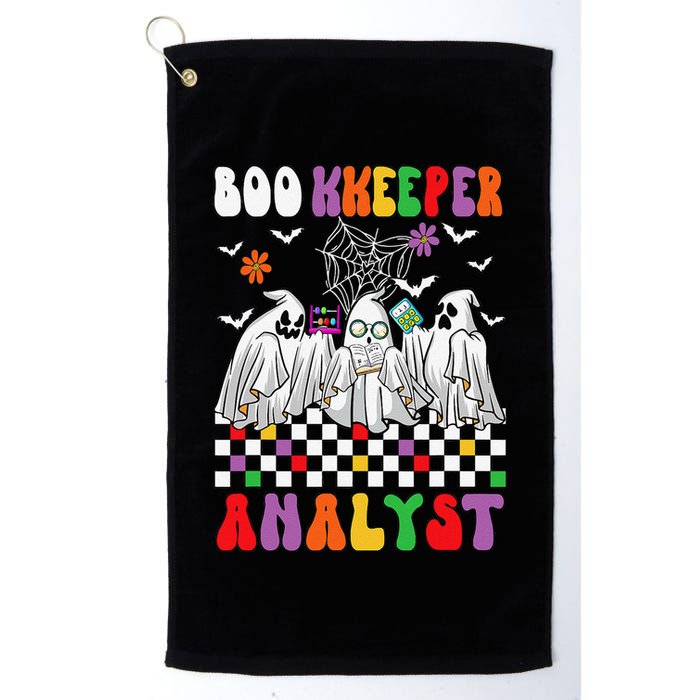 Boo Kkeeper Analyst Halloween Bookkeeper Job Matching Party Golf Towel
