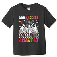 Boo Kkeeper Analyst Halloween Bookkeeper Job Matching Party Toddler T-Shirt