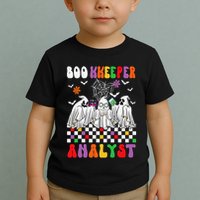 Boo Kkeeper Analyst Halloween Bookkeeper Job Matching Party Toddler T-Shirt