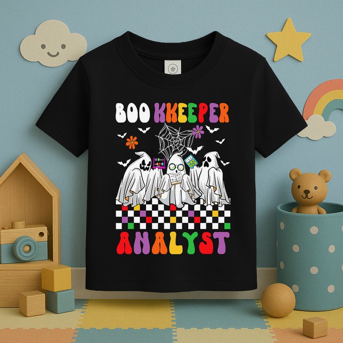 Boo Kkeeper Analyst Halloween Bookkeeper Job Matching Party Toddler T-Shirt