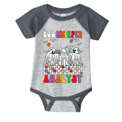 Boo Kkeeper Analyst Halloween Bookkeeper Job Matching Party Infant Baby Jersey Bodysuit