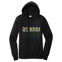 Be Kind Autism Awareness Special Education Autism Teacher Women's Pullover Hoodie