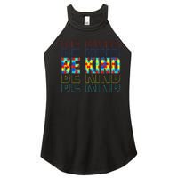 Be Kind Autism Awareness Special Education Autism Teacher Women's Perfect Tri Rocker Tank