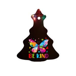 Be Kind Autism Infinity Butterfly Awareness Ceramic Tree Ornament