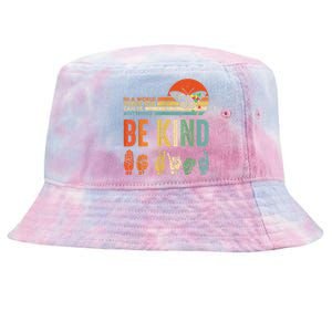 Be Kind Autism Awareness Asl Mom Teacher Kindness Great Gift Tie-Dyed Bucket Hat