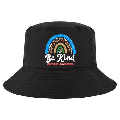 Be Kind Autism Awareness Pattern Rainbow Cool Comfort Performance Bucket Hat