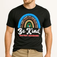 Be Kind Autism Awareness Pattern Rainbow Performance Shirt