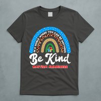 Be Kind Autism Awareness Pattern Rainbow T-Shirt