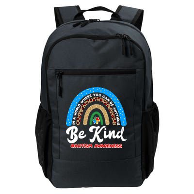 Be Kind Autism Awareness Pattern Rainbow Backpack
