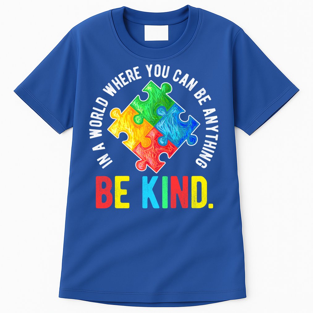 Be Kind Autism Awareness Cute Gift Tall T-Shirt