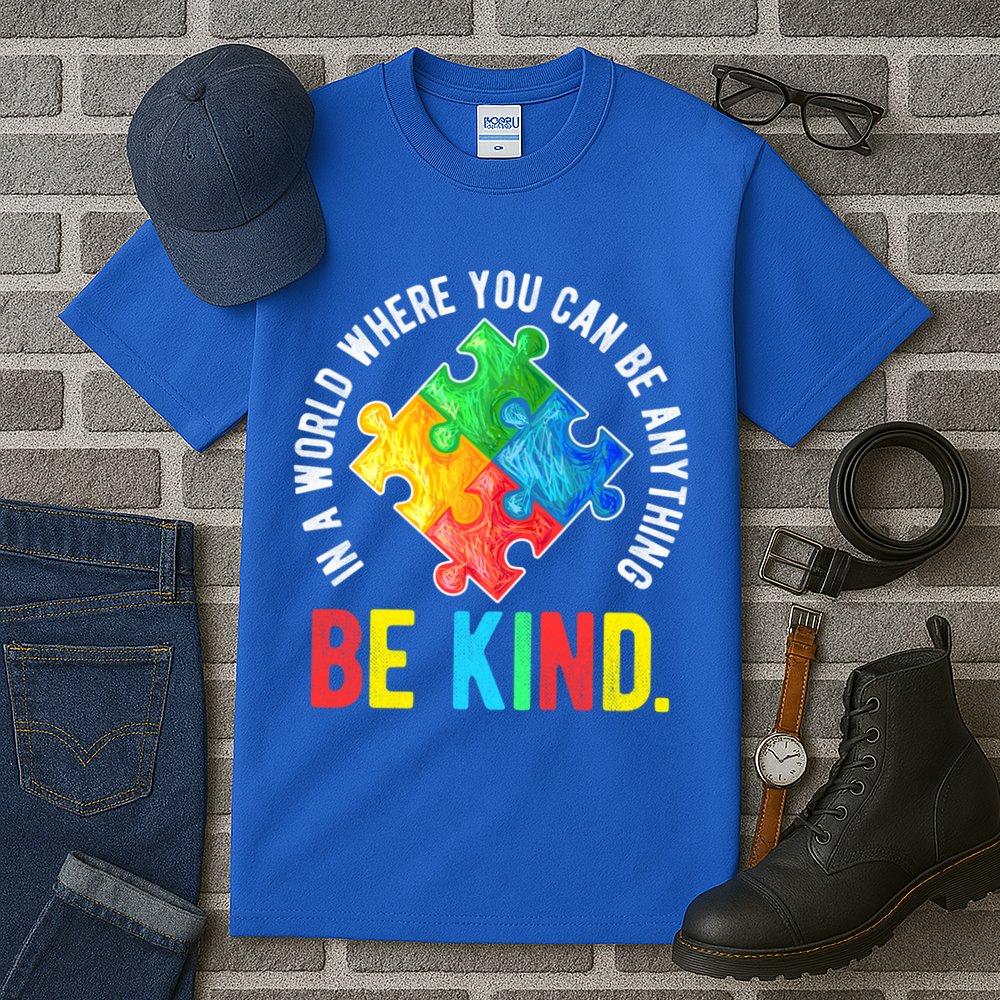 Be Kind Autism Awareness Cute Gift Tall T-Shirt