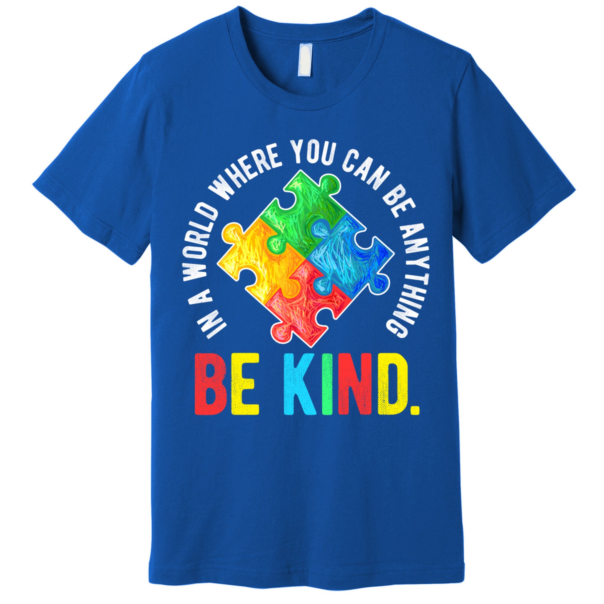 Be Kind Autism Awareness Cute Gift Premium T-Shirt