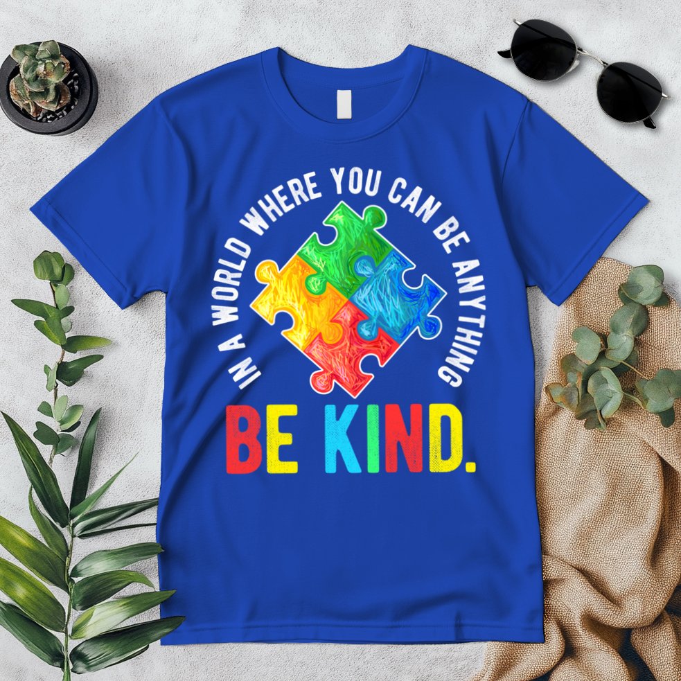 Be Kind Autism Awareness Cute Gift Premium T-Shirt