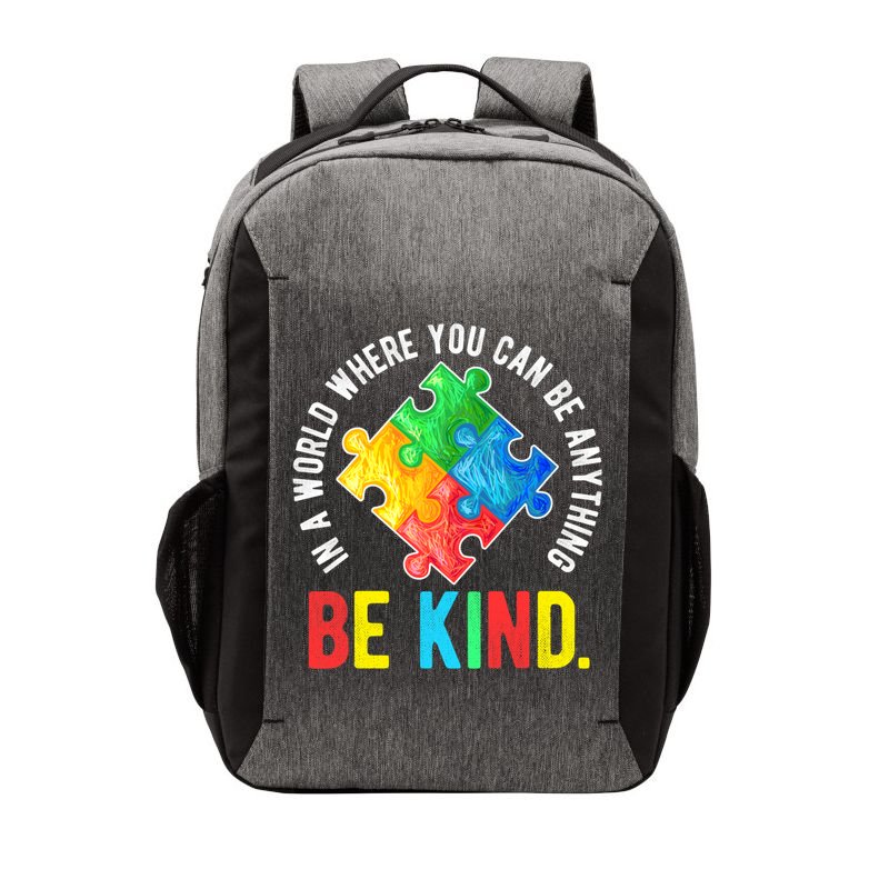 Be Kind Autism Awareness Cute Gift Vector Backpack