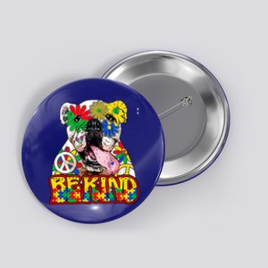 Be Kind Autism Awareness Mom Bulldog Love Acceptance Meaningful Gift Button