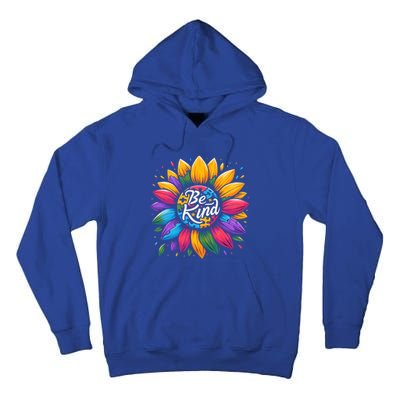 Be Kind Autism Awareness Gift Sunflower Meaningful Gift Tall Hoodie