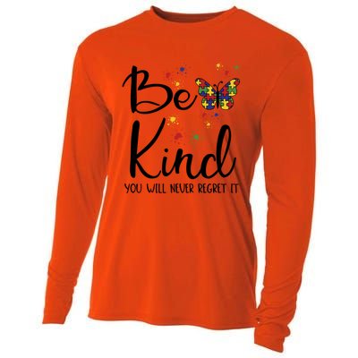 Be Kind Autism Teacher Inclusion Diversity Choose Kindness Gift Cooling Performance Long Sleeve Crew