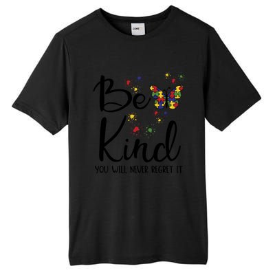 Be Kind Autism Teacher Inclusion Diversity Choose Kindness Gift Tall Fusion ChromaSoft Performance T-Shirt