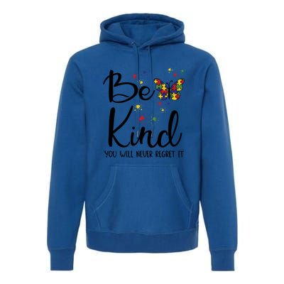 Be Kind Autism Teacher Inclusion Diversity Choose Kindness Gift Premium Hoodie