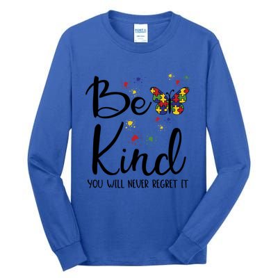 Be Kind Autism Teacher Inclusion Diversity Choose Kindness Gift Tall Long Sleeve T-Shirt