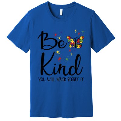 Be Kind Autism Teacher Inclusion Diversity Choose Kindness Gift Premium T-Shirt