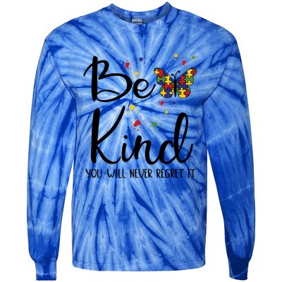 Be Kind Autism Teacher Inclusion Diversity Choose Kindness Gift Tie-Dye Long Sleeve Shirt