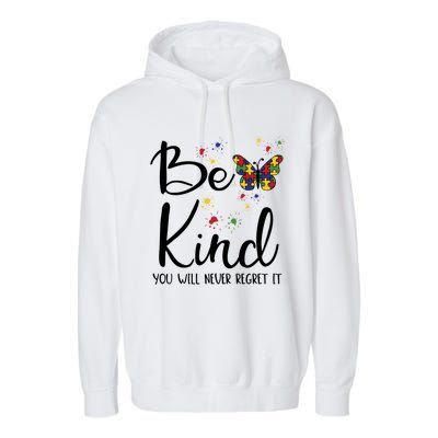 Be Kind Autism Teacher Inclusion Diversity Choose Kindness Gift Garment-Dyed Fleece Hoodie