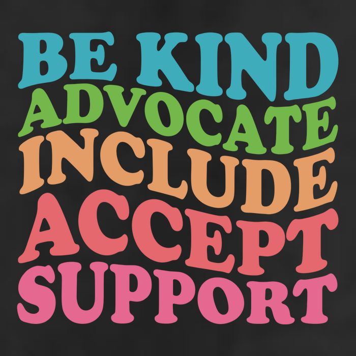 Be Kind Advocate Include Accept Support Autism Awareness Cool Comfort Performance Bucket Hat