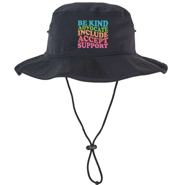 Be Kind Advocate Include Accept Support Autism Awareness Bucket Hat