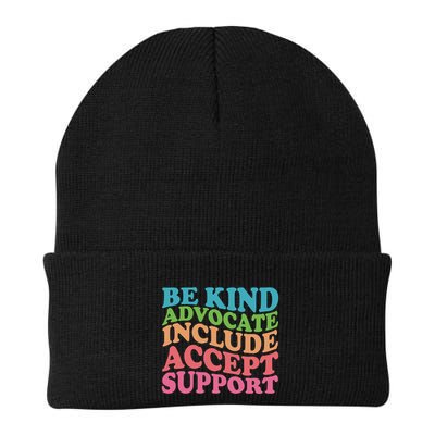Be Kind Advocate Include Accept Support Autism Awareness Beanie