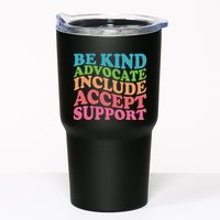 Be Kind Advocate Include Accept Support Autism Awareness Tumbler
