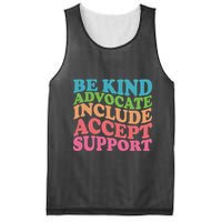 Be Kind Advocate Include Accept Support Autism Awareness Mesh Reversible Basketball Jersey Tank