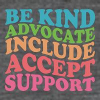 Be Kind Advocate Include Accept Support Autism Awareness Mousepad