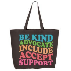 Be Kind Advocate Include Accept Support Autism Awareness 25L Jumbo Tote