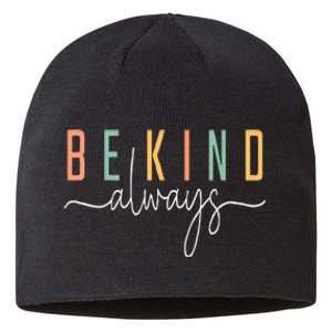 Be Kind Always Letter Print Inspirational Sustainable Beanie