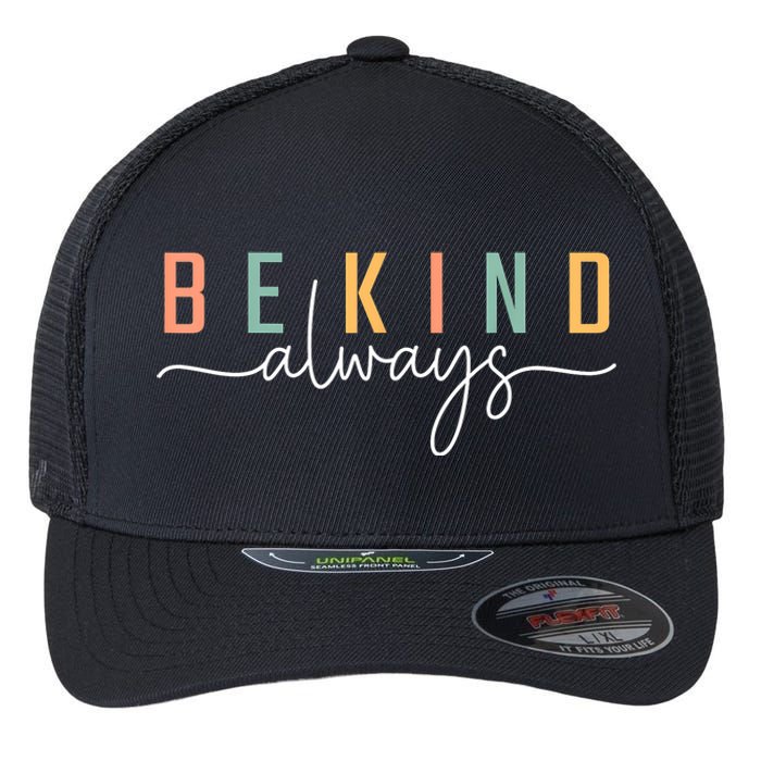 Be Kind Always Women Letter Print Inspirational Flexfit Unipanel Trucker Cap