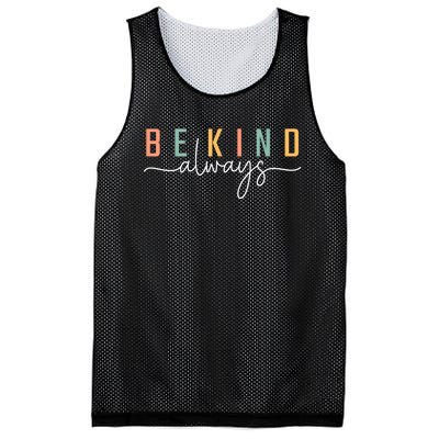 Be Kind Always Women Letter Print Inspirational Mesh Reversible Basketball Jersey Tank