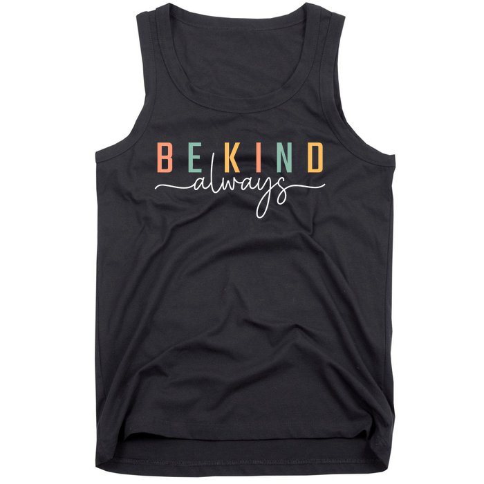 Be Kind Always Women Letter Print Inspirational Tank Top